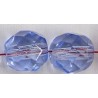 Facetkraal 8mm licht saffier blauw 25st