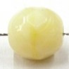 Facetkraal 8mm licht beige gemelleerd 25 stuks