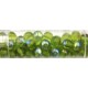 Gutermann regenboogparels 6mm lichtgroen ca 40st.
