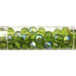 Gutermann regenboogparels 6mm lichtgroen ca 40st.