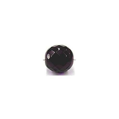 facetkraal 18mm donker amethist 2st