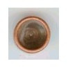 kastje 10mm 2-rij oud bronskl. 8mm similisteen