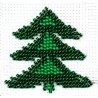 Borduurpakket kerstboom7x7cm