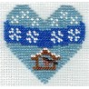 Borduurpakket hart vogelvoederplek 8x8cm