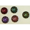 CCabochon 10mm rond datura mix 5st.