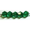 Facetkraal 4mm konisch blauwgroen AB 50st.