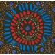 Borduurpakket Aboriginal Art 22x22cm.