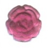 Cabouchon roosje 10mm donkerrose 5st