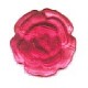 Cabouchon roosje 10mm rood 5st