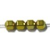 Hematiet 6-hoek 4,5x4mm goud gecoat 25st