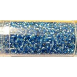 Gutermann rocailles 9/0 blauw zilver kern ca.28gr