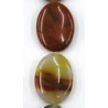 Edelsteen rode Aragonite ovaal 40x30mm p.st