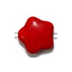 Howliet 15mm bloem rood 2st