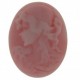 Kunststof cabouchon 18x25mm rose