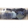 vierkante pailletten 10mm lichtblauw 8 gram