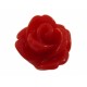 Kunststof opplak/opnaai roosjes ca. 9mm rood 5st.