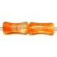 Glaskraal 15x7mm oranje gemell. 25st