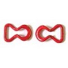 Kunststof inhaaksluiting 10mm rood