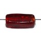 Glaskr. rechthoek 16x5mm rood 25 stuks