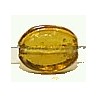 Glaskraal 8,5mm ovale schijf tr.bruin 100st.