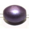 Glaskraal 10mm paars gecoat 25st.