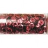 Gutermann pailletten 6mm cup donkerrose 9 gr