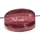 Glaskraal ovaal 11,5x9mm tr.fuchsia 25st.