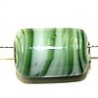 Glaskraal ca 13mm ton groen/wit gemelleerd 10st