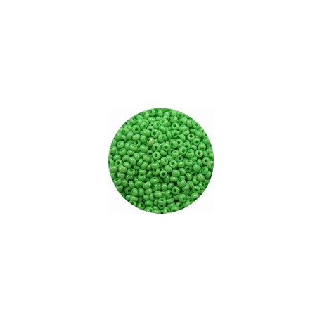 Rocailles 9/0 opaque groen glanzend 25gr.