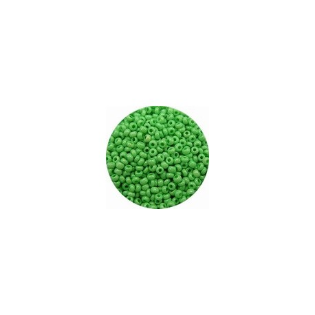 Rocailles 9/0 opaque groen glanzend 25gr.