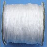 Satijnkoord 0,5mm wit 5 meter