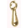 Druppel voor verlengketting 2x7mm goudkl. 10st.