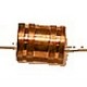Metalen kraal 9,5mm roodgoudkl. 10st