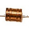 Metalen kraal 9,5mm roodgoudkl. 10st