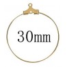 Oorhanger creool 30mm goudkl. p.p