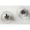Kunststof oorsteker achterkant 6x11mm p.p