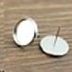 Oorsteker met tafel voor cabochon 12mm pp