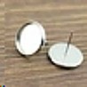 Oorsteker met tafel voor cabochon 12mm pp