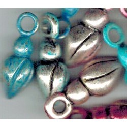Metalen bedel gekleurd 20mm 10st