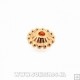 Spacer 4.5x11mm rosegoud 5 stuks