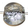Glaskraal ca 26mm zilver p.st