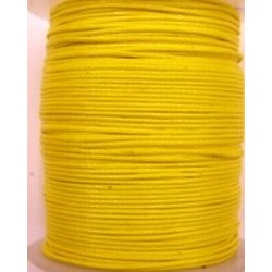 Waxcord 0,5mm donker geel 5meter