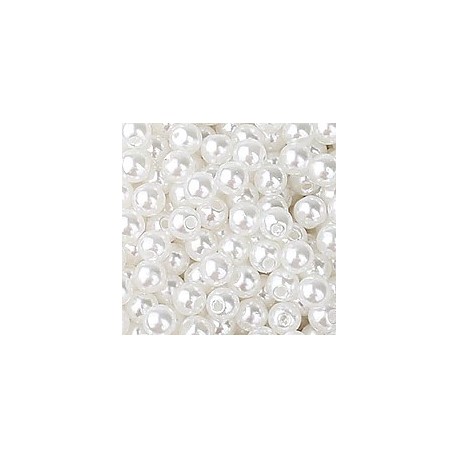 Parels 3 mm rond wit 100 st