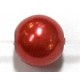 Glasparel 12mm oranjerood streng ca 70st.