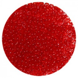 Rocailles 11/0 transp. rood 25gr.