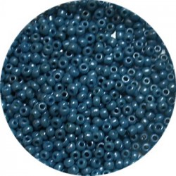 Rocailles 11/0 opaque l. blauw glanzend 25 gram