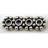 4-rij spacer 2x5x16mm echt zilver 2 stuks