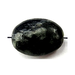 Natuursteen rond 12mm zwart-grijsgroen 3st