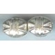 Verzilverde holle kraal 15x8mm 10st