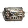 Verzilverde holle kraal 9mm 10st